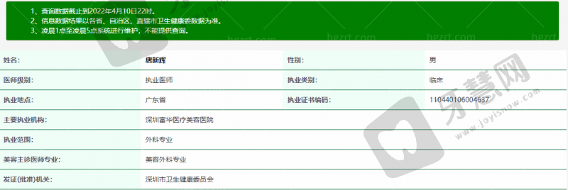 斯良洪医生技术水平高